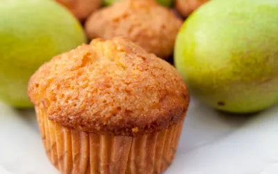 banana carob chip millet muffins – carobme