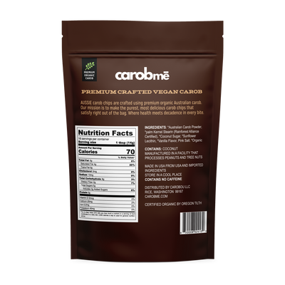 Carobme Organic Carob Chips Semi-Sweet