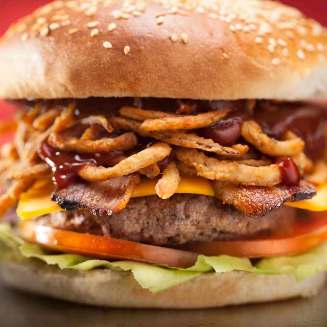 Lazy Moose Gold Rush Burger