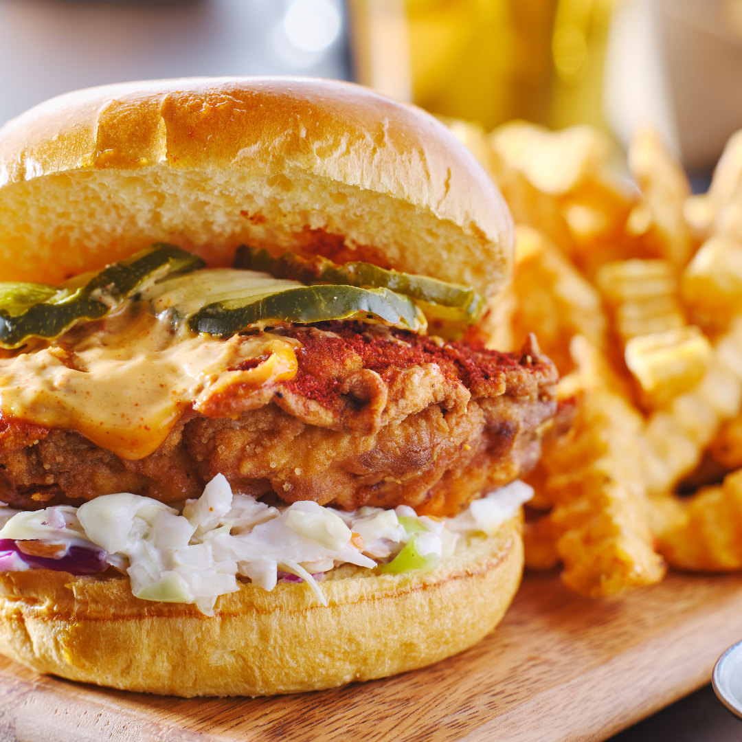 The Lazy Moose Island Heat Burger